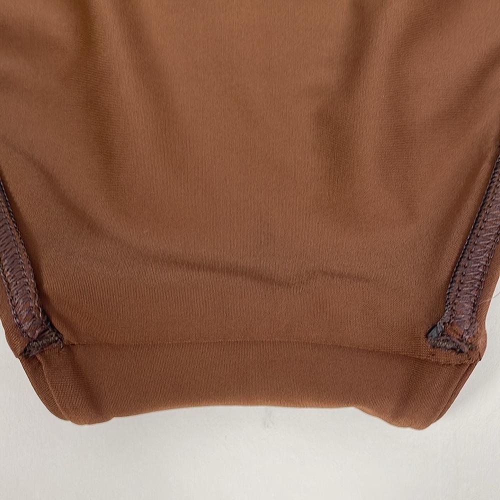 MATTEAU Brown High Waist Bikini Triangle Top. Size 2/3 4/6. - Picture 14 of 15